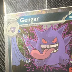 Quadruple swirls Pokemon Gengar GameStop Promo Holo Card Quadruple swirls!! - Image 3