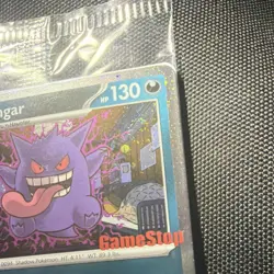 Quadruple swirls Pokemon Gengar GameStop Promo Holo Card Quadruple swirls!! - Image 4