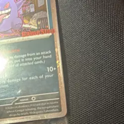 Quadruple swirls Pokemon Gengar GameStop Promo Holo Card Quadruple swirls!! - Image 5