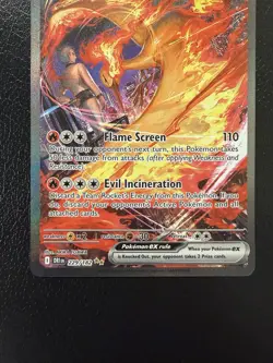Pokemon TCG Team Rockets Moltres EX Card 229/182 Destined Rivals NM - Image 3