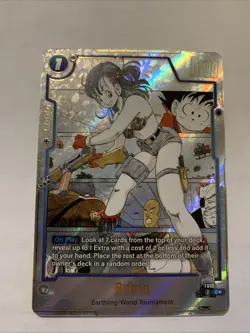 Bulma FB06-035 Alternate Art Dragon Ball Manga Booster Card Fusion World Manga - Image 1