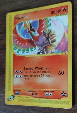 Ho-Oh 52/53 (WOTC Promo) Vintage Pokemon Card MP - Image 2