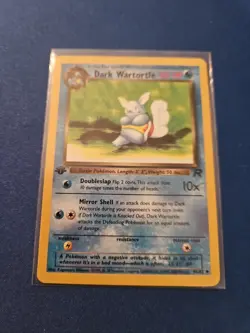 Pokemon 1st Edition Dark Wartortle TCG Card 46/82 MINT Condition - Image 1