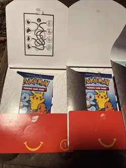5 Pokemon 25th Anniversary McDonalds Promo Sealed Booster Card ! - Image 2