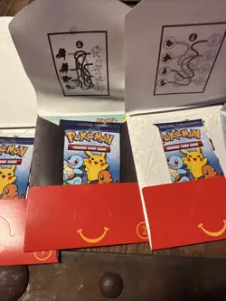 5 Pokemon 25th Anniversary McDonalds Promo Sealed Booster Card ! - Image 3