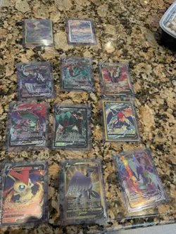Bulk Random Pokemon Cards Not Good Condition Some Bent With Art Coming Off - Image 1