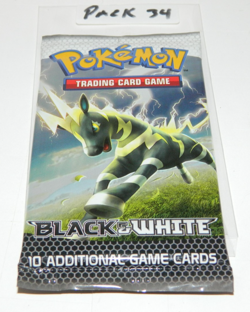 Pokemon cards Black and White Base Pack factory Sealed Booster Zebstrika Art - Image 1