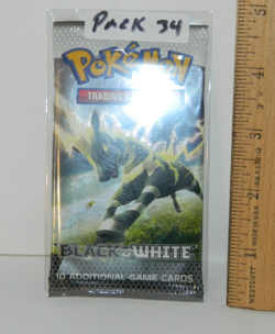 Pokemon cards Black and White Base Pack factory Sealed Booster Zebstrika Art - Image 2