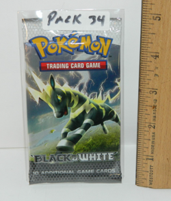 Pokemon cards Black and White Base Pack factory Sealed Booster Zebstrika Art - Image 3
