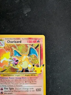 Pokemon Charizard Celebrations 4/102 Holo Anniversary Card NEAR MINT - Image 3