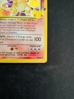 Pokemon Charizard Celebrations 4/102 Holo Anniversary Card NEAR MINT - Image 4