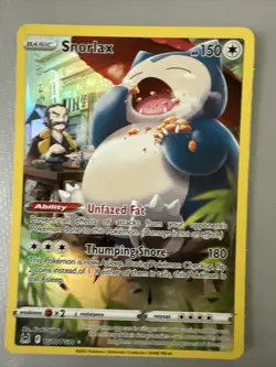 Pokemon TCG Snorlax Lost Origin Trainer Gallery TG10/TG30 Holo Ultra Rare - Image 1