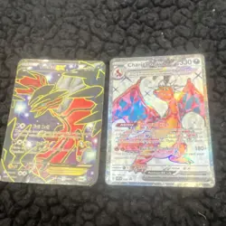 Pokemon TCG Yveltal EX & Charizard ex Foil Card Lot Nintendo - 2 Cards - Image 1