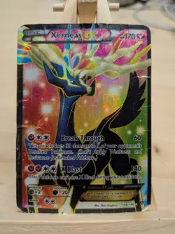 Pokemon TCG Xerneas-Ex Holo Full Art Ultra Rare Card XY 146/146 - Image 1