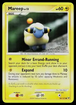 Pokemon Card - Mareep Platinum 82/127 Common - Image 1