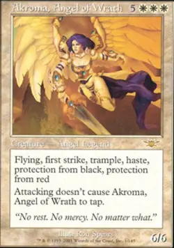 Akroma, Angel of Wrath - Damaged / Poor MTG Legions - Image 1