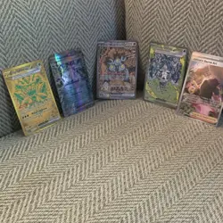 Pokemon TCG Full Art Holo Janine Janine's Secret Card Lot Nintendo - 5 Cards - Image 2