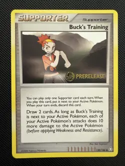 Buck's Training Prerelease 130/146 Legends Awakened Pokemon - Image 1