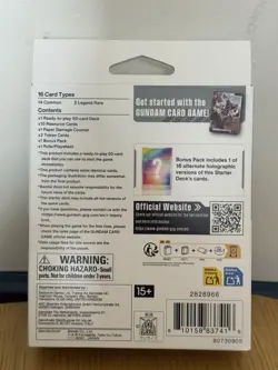 Gundam TCG Card Game Celestial Drive Starter Deck (ST07) SEALED NEW - Image 2