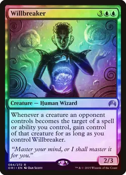 Willbreaker FOIL Magic Origins NM Blue Rare MAGIC THE GATHERING CARD ABUGames - Image 1