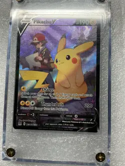 Pikachu V-Rule TG16 ultra rare Pokemon card. Excellent condition - Image 1