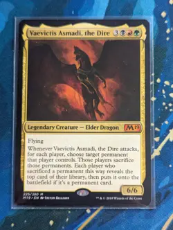 MTG Vaevictis Asmadi, the Dire - NM - Core 2019 - Image 1