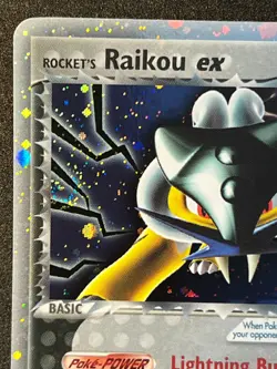Rocket's Raikou ex 108/107 Pokemon Ex Deoxys -Holo w. Swirls🌀Secret Rare-NP/NM+ - Image 2