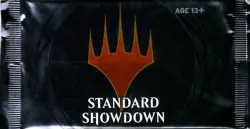 MTG 1 Standard Showdown Promo Pack, sealed & 1 Island Foil Standard Showdown PRM - Image 1