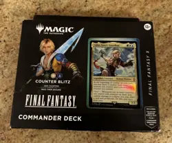 MTG Magic: The Gathering Final Fantasy X Commander Deck Counter Blitz Tidus New - Image 1