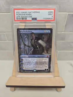 Magic: The Gathering 2021 Mordenkainen #283 AFR-Showcase Mythic Blue PSA 9 - Image 1