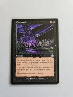 Outbreak - Prophecy - LP - MTG Magic - Uncommon - Black Sorcery - Image 1