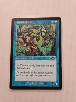 Merfolk Looter - Exodus - MP - Common - Creature - Image 1