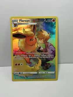 Pokemon Flareon TG01/TG30 Brilliant Stars Ultra Rare Full Art Holo 110 HP - Image 1