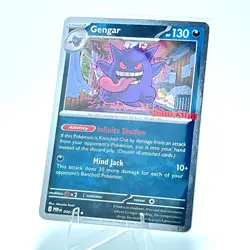 Pokemon GameStop Stamped Exclusive Gengar Promo Sealed 050/088 - Image 1