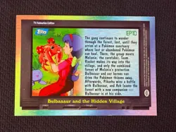 #EP10 Bulbasaur and the Hidden Village- HOLO - Topps Pokemon Series 2 - Image 2