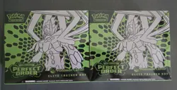 Pokemon TCG Mega Evolution Perfect Order Pokemon Center ETB Lot of 2 - Image 1