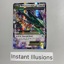 M Rayquaza Ex - Roaring Skies Holo - 76/108 Ultra Rare Pokemon Tcg - Image 1