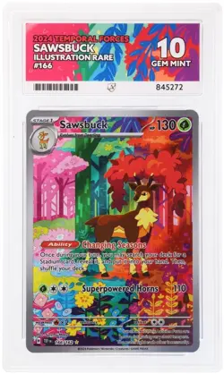 Sawsbuck 166/162 Pokemon Temporal Forces - ACE 10 - Image 1