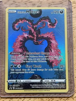 2023 Pokemon TCG Crown Zenith Galarian Moltres SWSH284 Black Star Promo - Image 1