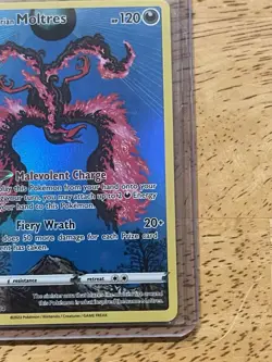 2023 Pokemon TCG Crown Zenith Galarian Moltres SWSH284 Black Star Promo - Image 2