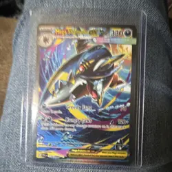 Pokemon Mega Sharpedo EX Special Illustration Rare Holo Me02 127/094 330 HP Card - Image 1