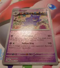 Gengar (Reverse Holofoil) - 094/165 - Scarlet & Violet 151 - Pokemon TCG - Image 2
