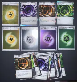 Lot Of 40 Pokemon Holo Energy Cards - Image 1