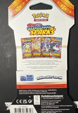 Pokemon TCG: Surging Sparks Sleeved Booster Pack - New - Archaludon Art Variant - Image 2