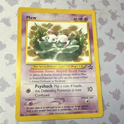 Pokemon Mew 47/53 Wotc Promo Regular 40 HP Basic English Card - Image 1