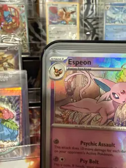 Pokemon Espeon Master Ball Pattern Sv Prismatic Evolutions 033/131 Rare Holo - Image 2