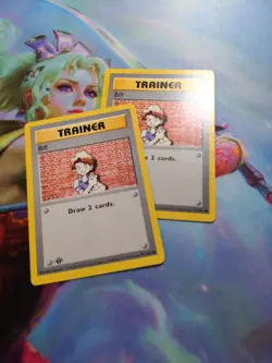 2X Pokemon Base Set BILL 91/102 1st Edition Shadowless - Image 3