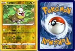 Yamper 073/202 C Sword & Shield Pokemon Reverse Holo NM - Image 3