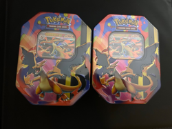 Pokemon Mega Charizard Y ex Tin (X2) - New and Factory Sealed, lot of 2 tins - Image 1