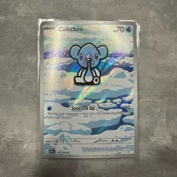 Pokemon TCG Cubchoo Illustration Rare Black Bolt 109/086 - Image 1